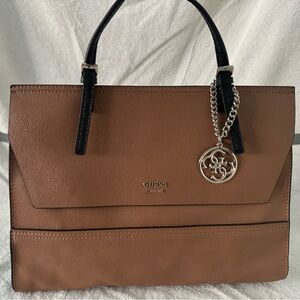 GUESS Huntley Top-Handle Flap-Front Satchel